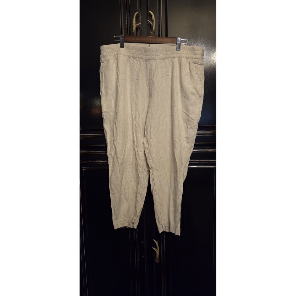 Old Navy XL High Rise Straight Linen Blend  Pants, Summer, Vacation, School